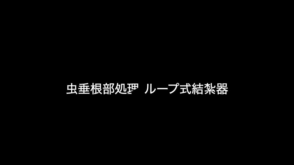 78-02-141榎本論文　動画１　図２　ループ式結紮器...